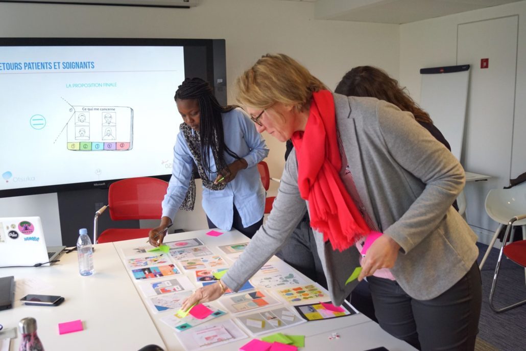 Formation action expérience patient design thinking